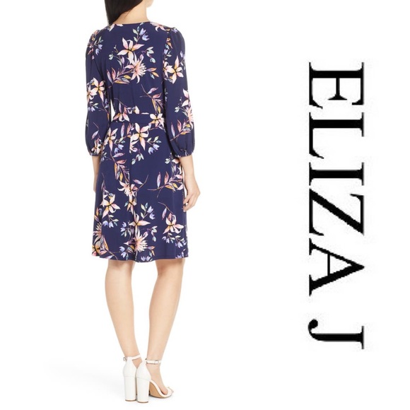 Eliza J Fit & Flare Dress - Picture 2 of 6